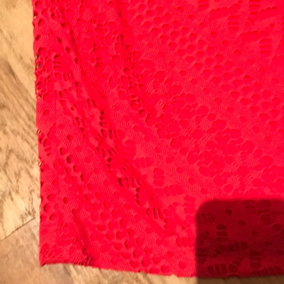 Openwork stretch knit dress gold zip back - Picture 4 of 6